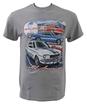 Shelby GT 350 All American Gray T-Shirt,  XXXLarge