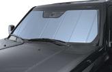 1973-91 Chevrolet / GMC Truck Deluxe Folding Custom Windshield Heat Shield - Metallic Blue
