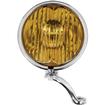 1939 Chrome Fog Light with "Cat Eye" Style Amber Glass Lens; Chrome Bracket