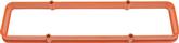 Chevrolet Small Block Smooth Orange Powder Coated Aluminum 1" Valve Cover Spacers