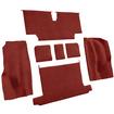 1973-75 Chevrolet Corvette; Roadster; Rear Molded Carpet; w/ Heel Pad; Loop; Mass Backing; Red
