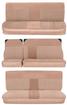 1981-91 Suburban Base Model Standard Encore / Regal Velour Bench Seat Upholstery Set - Sandstone