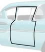 1958 Impala. Bel Air, Biscayne; Door Frame Weatherstrip; 2 Door Sedan; Pair