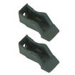 1961-62 Chevrolet Impala; Convertible Upper Vent Window Rubber Bumpers; Pair