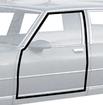 1987-90 Impala / Caprice 4 Door Front Door Frame Weatherstrips