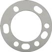 Wheel Spacer; Die Cast Aluminum; 5/6 Lug 5.50" Bolt Circle; 1/2" Thick