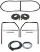 1947-50 Chevy, GMC Truck; Complete Weatherstrip Set; without Rear Glass Trim Groove 