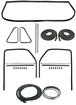 1954-55 Chevrolet, 1953-55 GMC Truck; Weatherstrip Set; with Trim Molding Groove; (1955 1st Design Early Production)