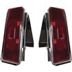 1984-88 Oldsmobile Cutlass; Tail Lamp Assembly Set; wthout Emblems; with Chrome Bezel; (RWD Models);LH & RH; Pair