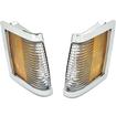 1984-87 Regal, Grand National; Front Side Marker Lamp Set; With Chrome Bezel; LH and RH Sides