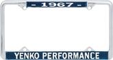 1967 Yenko Performance License Plate Frame