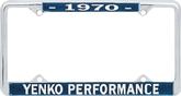 1970 Yenko Performance License Frame