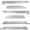 1973-89 Chevy, GMC Crew Cab, Suburban; Front and Rear Door Sill Plate Set; LH and RH; 6 Piece Set